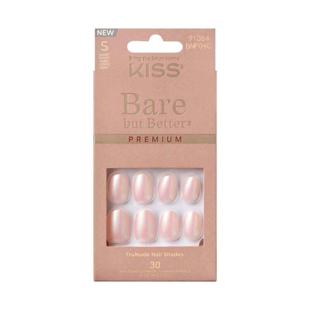 Kiss Bare but Better Premium Nails in Mocha•30 Nails Plus Glue!